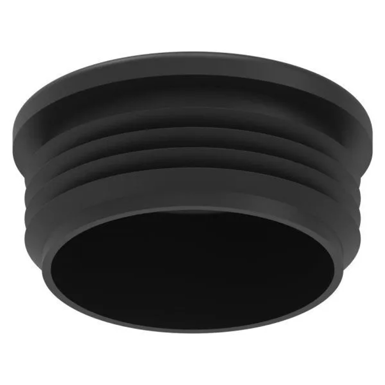 FeNau Einsteckkappe Kunststoff Für Rohr Ø 60,3 mm Wandstärke 3,0-4,0 mm Schwarz