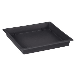 Anthrazitfarbener Poétic Untersetzer Terra Grande, 30 cm, aus robustem Kunststoff.