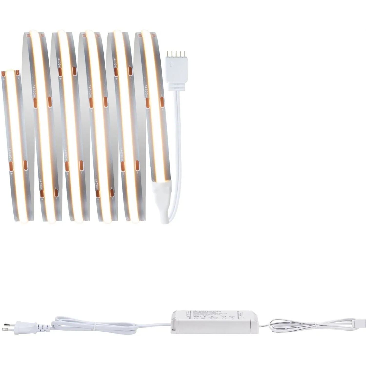 Kit Ruban LED RGBW Paulmann MaxLED 500 - 1,5 M, 10W, 530 Lm/m, Avec Alimentation - Éclairage D'ambiance