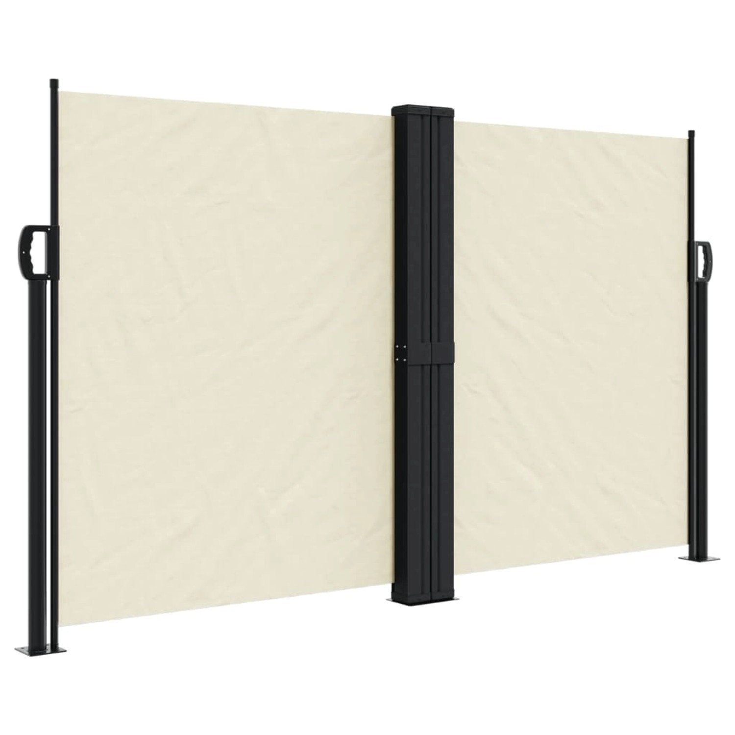 furnicato Seitenmarkise Ausziehbar Creme 140x1200 cm günstig online kaufen