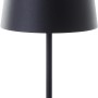 Schwarze, matte LED-Tischleuchte Kaami, 37 cm, für den Außenbereich.