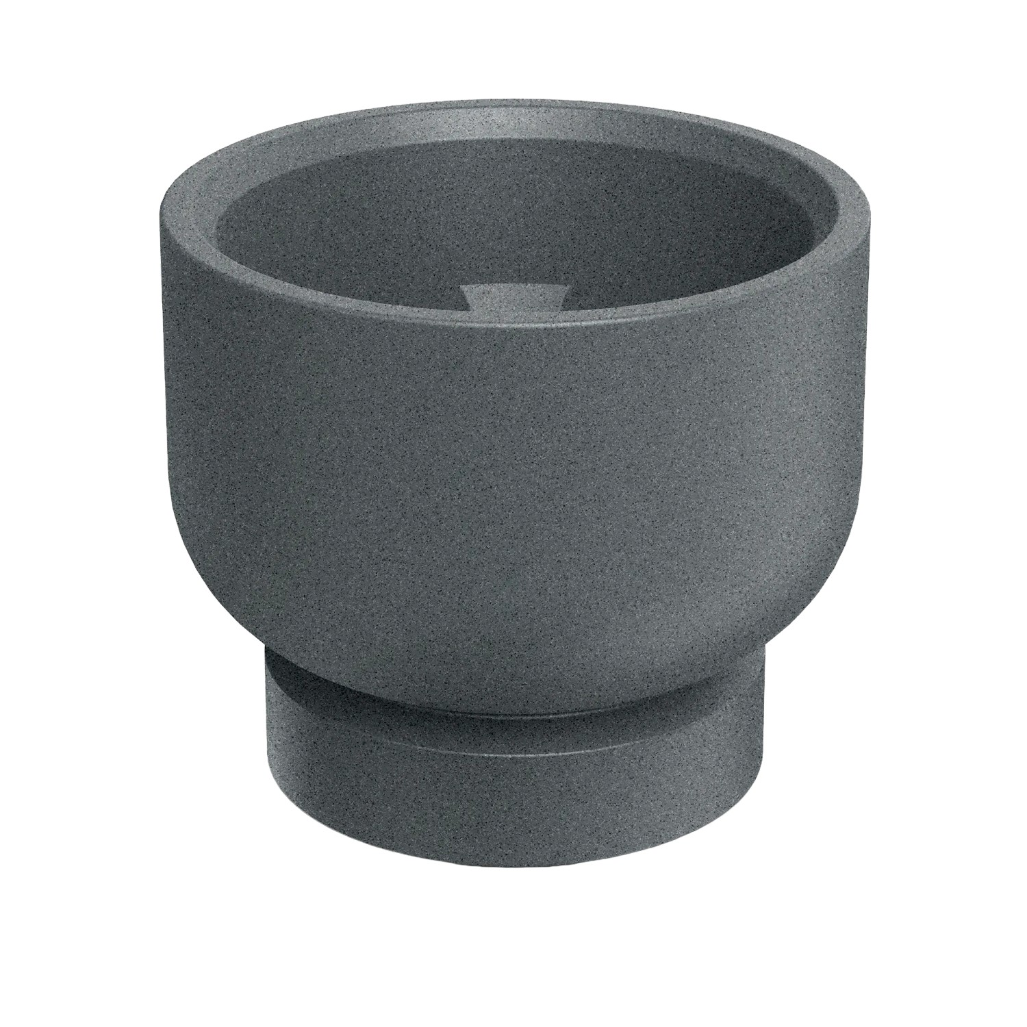 Prosperplast Blumentopf Molta Base Ø 40 cm x 33 cm Granit