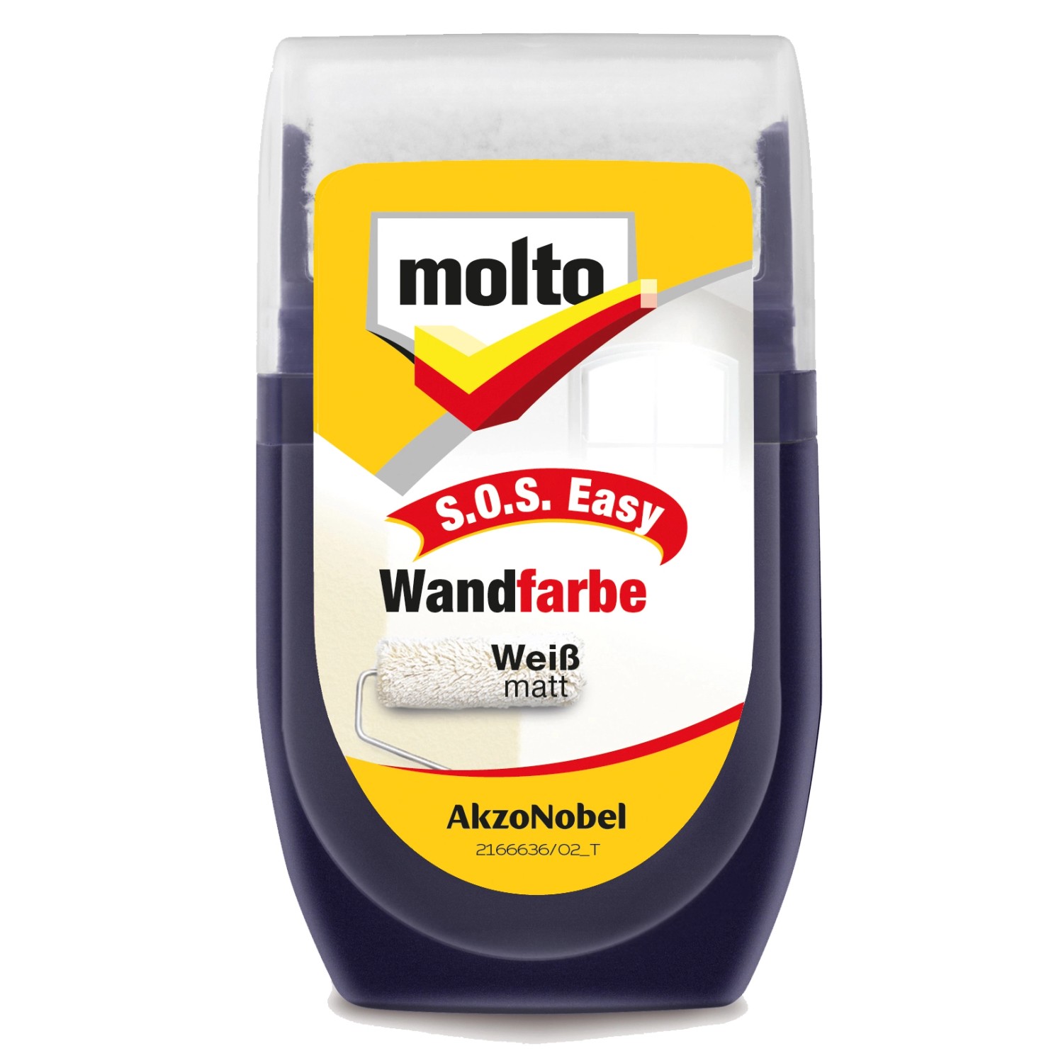 Molto Wandfarbe S.O.S. Easy 30 ml Weiß-Matt