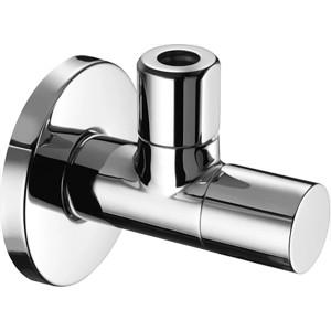 Schell Eckventil STILE, 12,5 mm (1/2), Chrom, mit verdeckter Betätigung für Wasseranschluss.