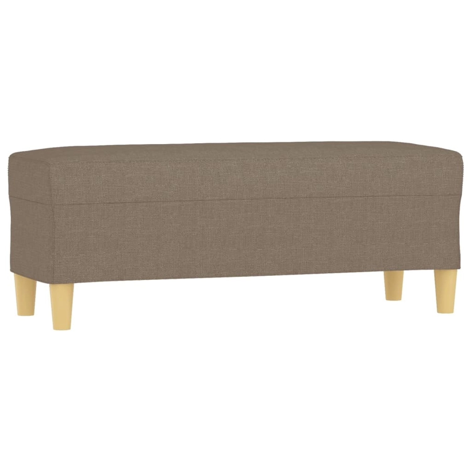 vidaXL Sitzbank Taupe 100x35x41 cm Stoff 349382 günstig online kaufen