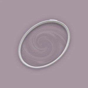 Tadessi Wandfarbe Violett Mauve Matt Dispersion. Matter violetter Farbton im offenen Gebinde.