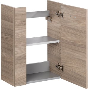 Offener Fackelmann Waschbeckenunterschrank SBC Steinesche, 44 cm breit, mit Einlegeböden.
