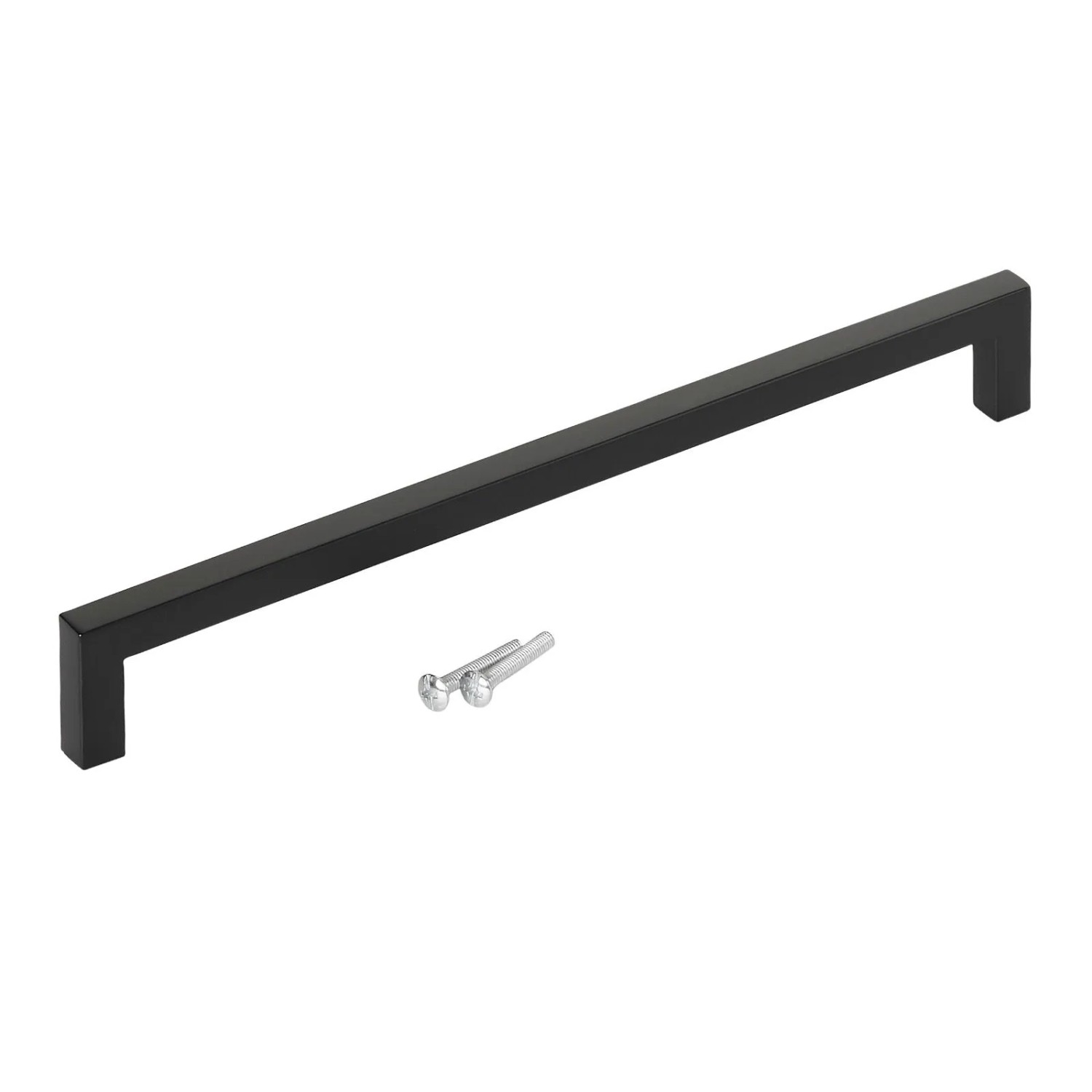 SOTECH Stangengriff E8 BA 224 mm Echt Edelstahl SS201 Schwarz