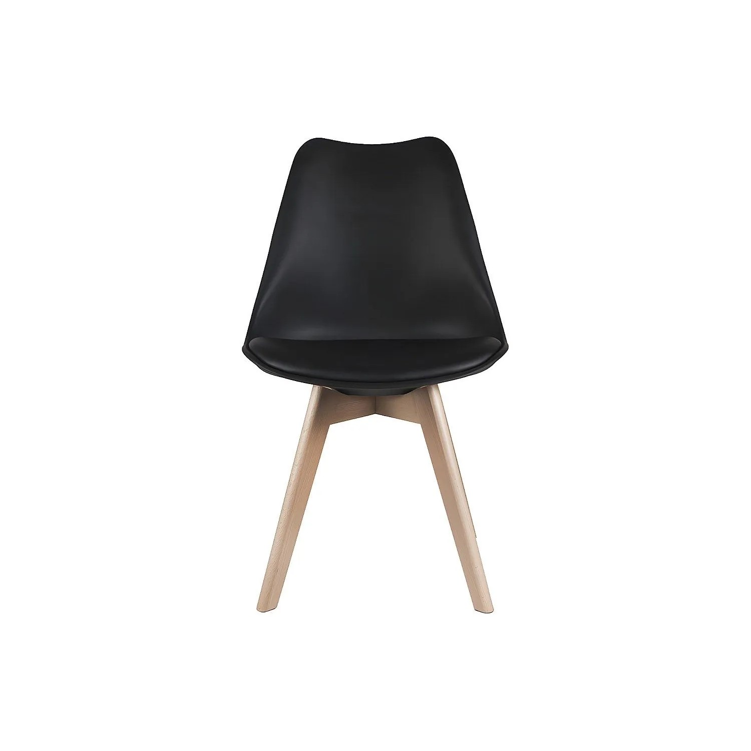 Vente-unique Stuhl Jody Schwarz 49 cm