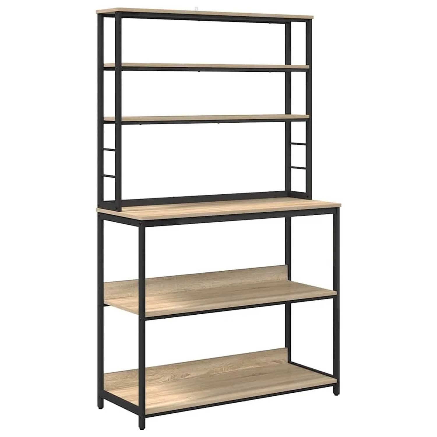 vidaXL Küchenregal Sonoma-Eiche 100 x 40 x 168 cm Holzwerkstoff 883893