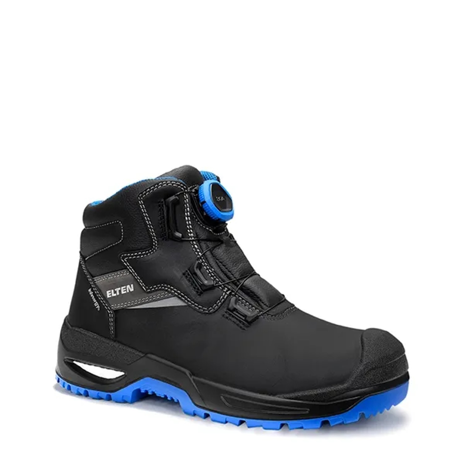 Elten Sicherheitsstiefel Stefano Xxsg Boa Black-Blue Mid Esd S3 Gr. 38