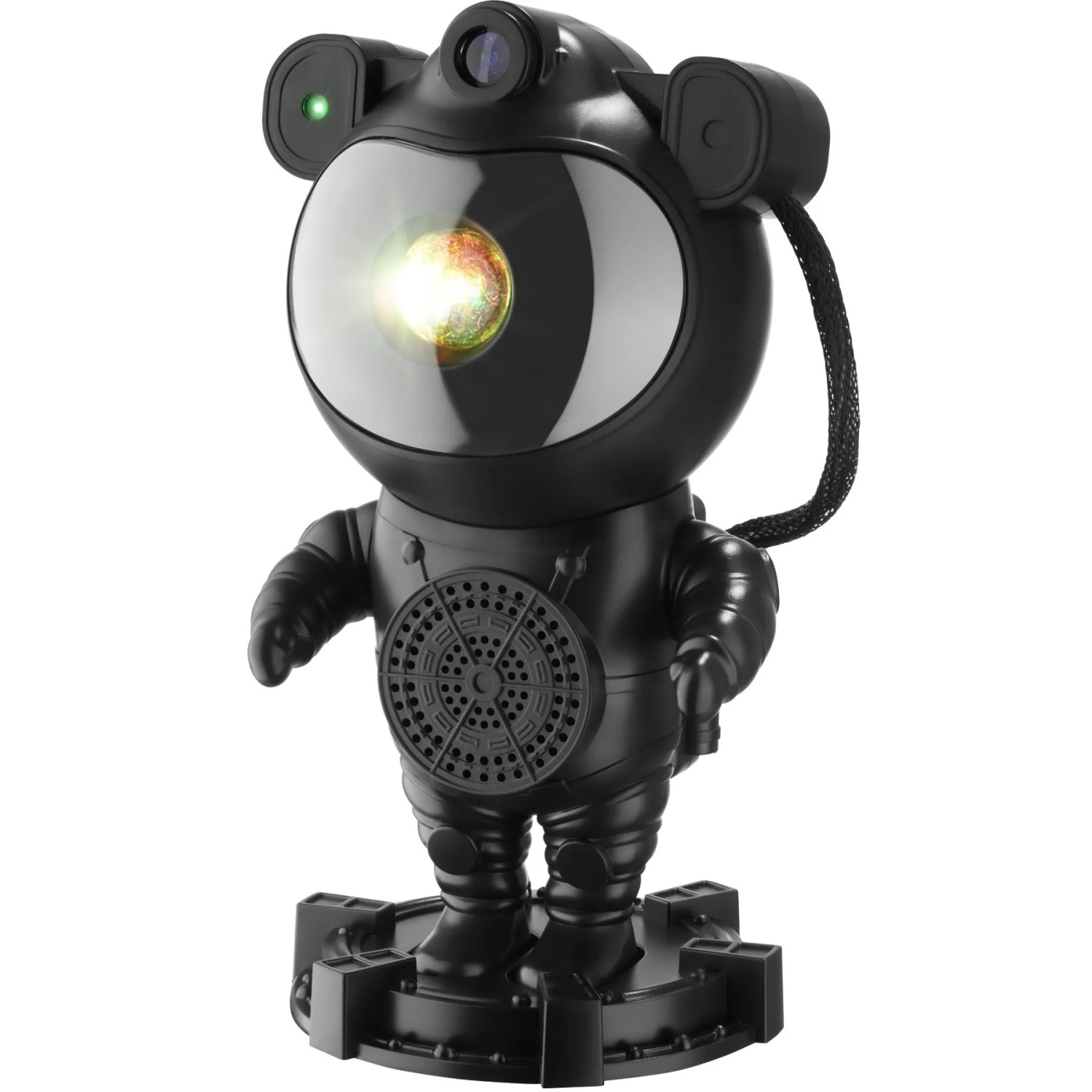 Tectake Led Sternenhimmel Projektor Astronaut 360° Drehbarer Kopf  Mit Sternen  Mond und Nebel Verschiedene Modi  Mit Fernbedienung  11 50 x 12 x 23 5