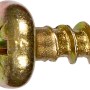 Gelb verzinkte Spanplattenschraube 4x16 mm mit Halbrundkopf und PZ-Antrieb, 50 Stück.