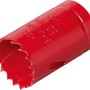 Rote LUX Bi-Metall Lochsäge, Ø 32 mm, für Bohrmaschinen.
