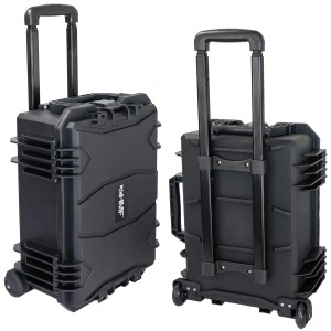 HMF 15604-02 Outdoor Werkzeugtrolley Werkzeugkoffer Leer Rollen 46 x 36 x 22 cm