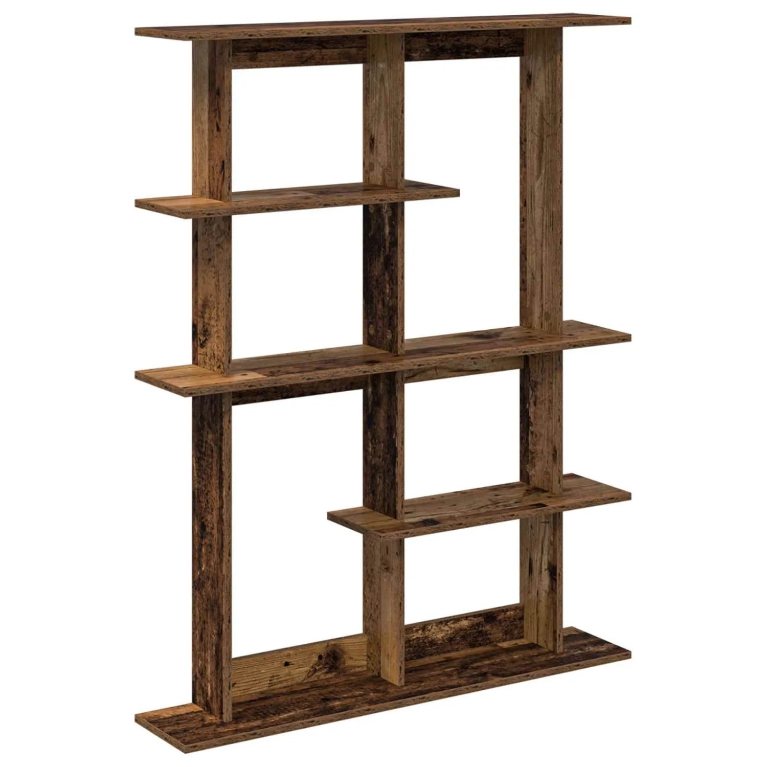 vidaXL Wandregal Altholz 102 x 20 x 130 cm Holzwerkstoff 8012058