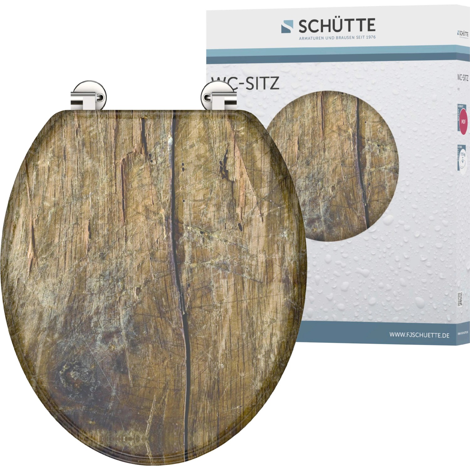 Schütte MDF WC-Sitz Solid Wood