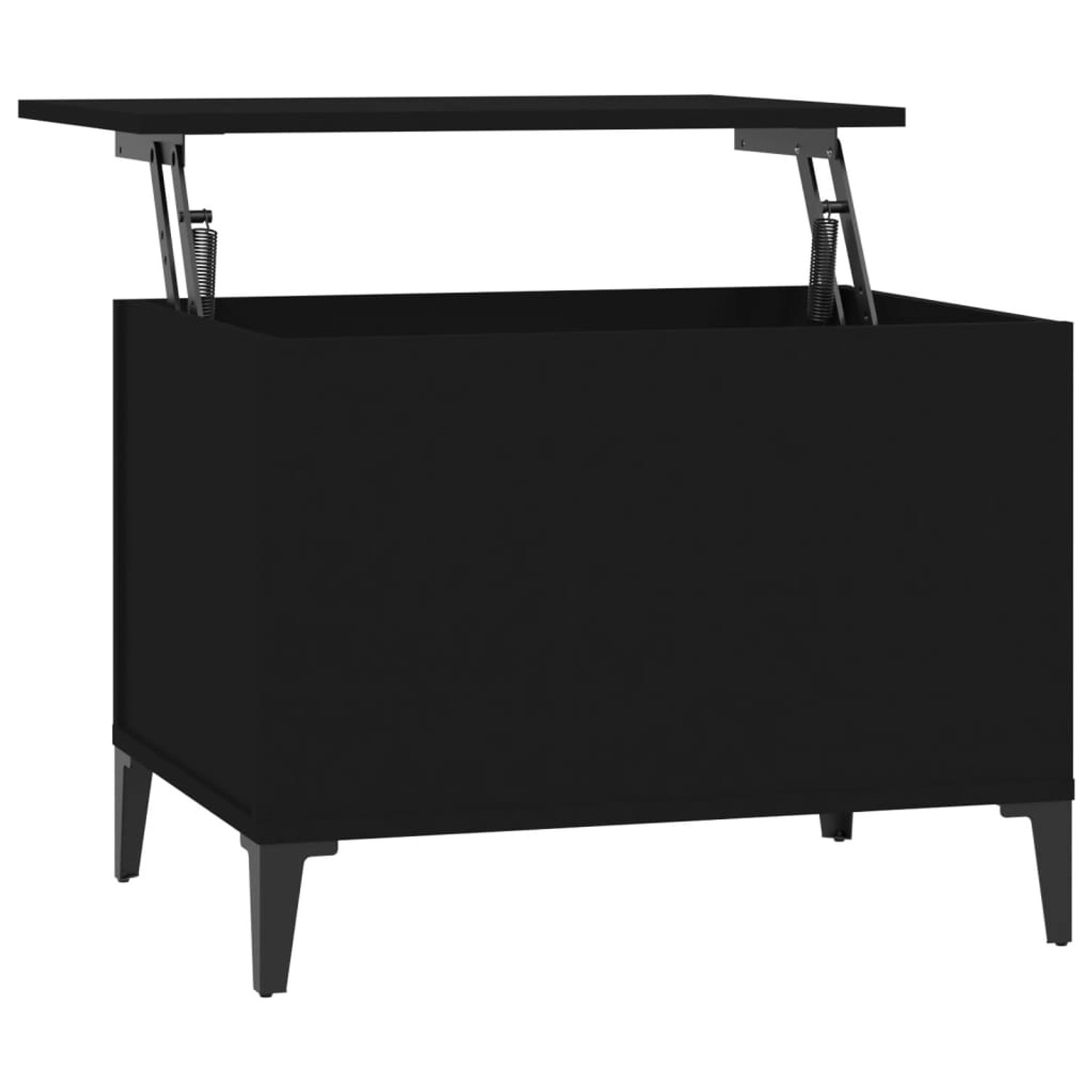 Vidaxl Couchtisch Schwarz 60x44,5x45 Cm Holzwerkstoff günstig online kaufen