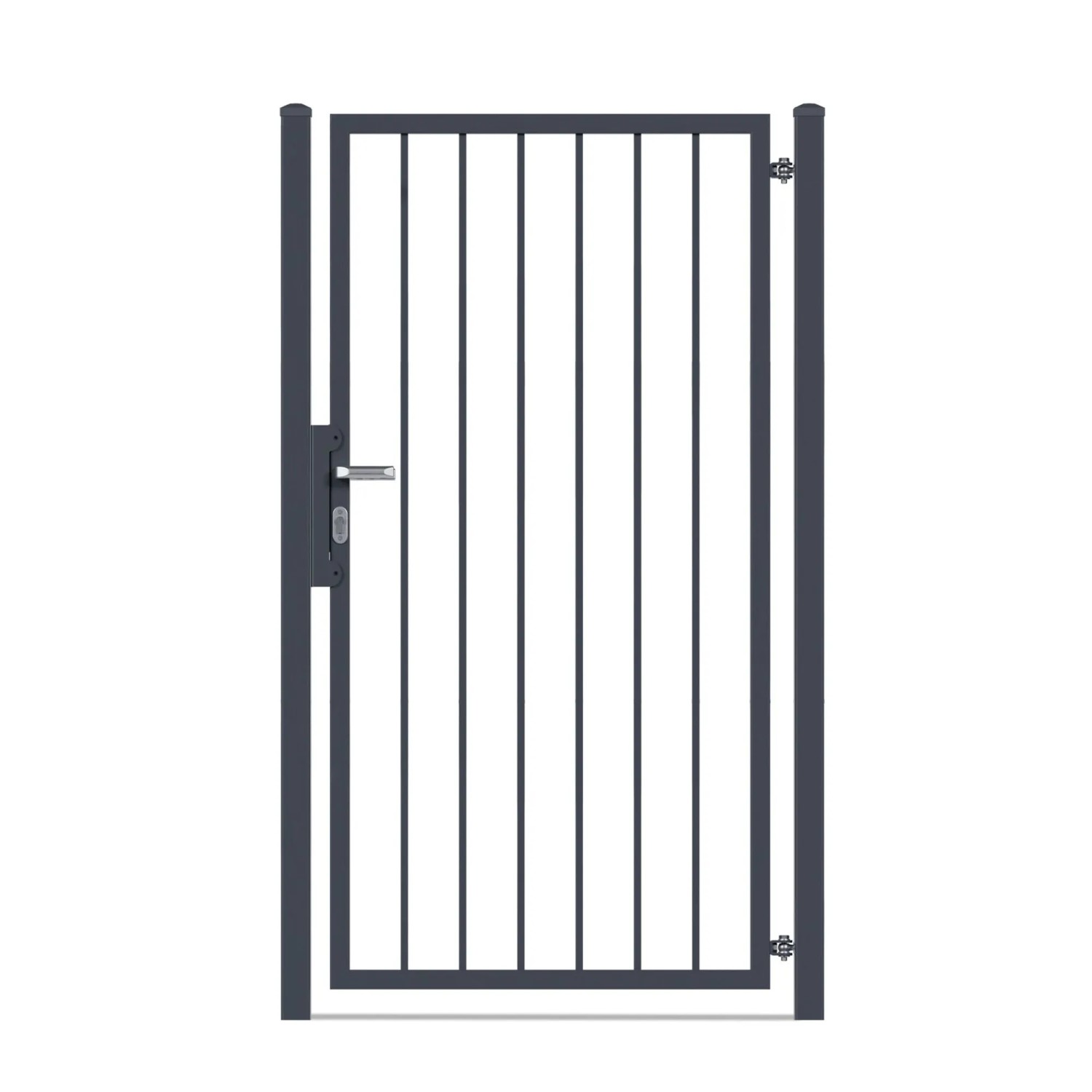 Deutsche Zauntechnik Gartentor Vario Basic ST 100 cm x 180 cm Anthrazit