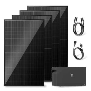 Solakon Balkonkraftwerk 2000W 800W Solaranlage mit Speicher Steckerfertig Komplettset Photovoltaik Anlage 800W Kabel 10m