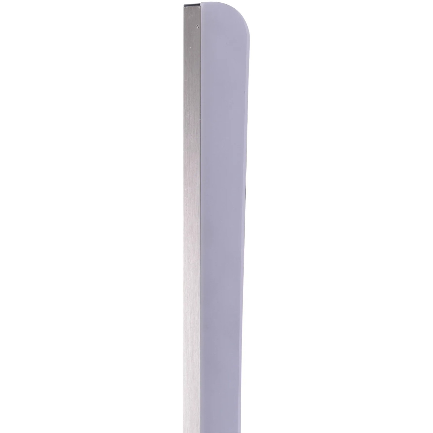 Näve LED-Stehleuchte Bones 2 Chrom, Design-Lampe aus Metall und Acryl, Detailansicht.