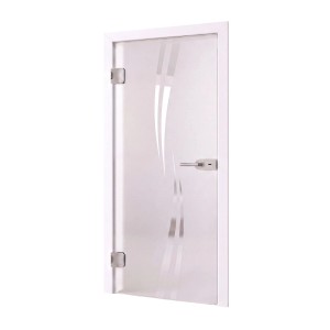 Doorlegro Glasdrehtür Lattice 834 mm x 2097 mm DIN Rechts