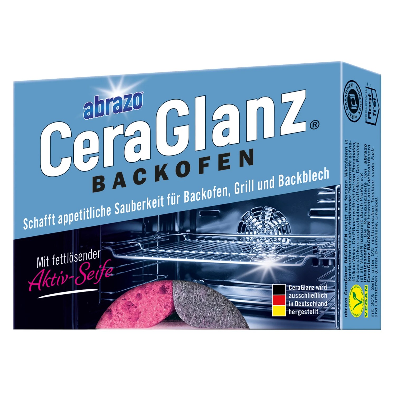 abrazo Schwämme CeraGlanz Backofen 1 x 2 Stück