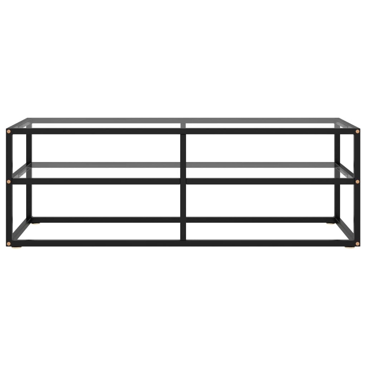 VidaXL TV-Schrank Schwarz mit Hartglas 120x40x40 cm günstig online kaufen