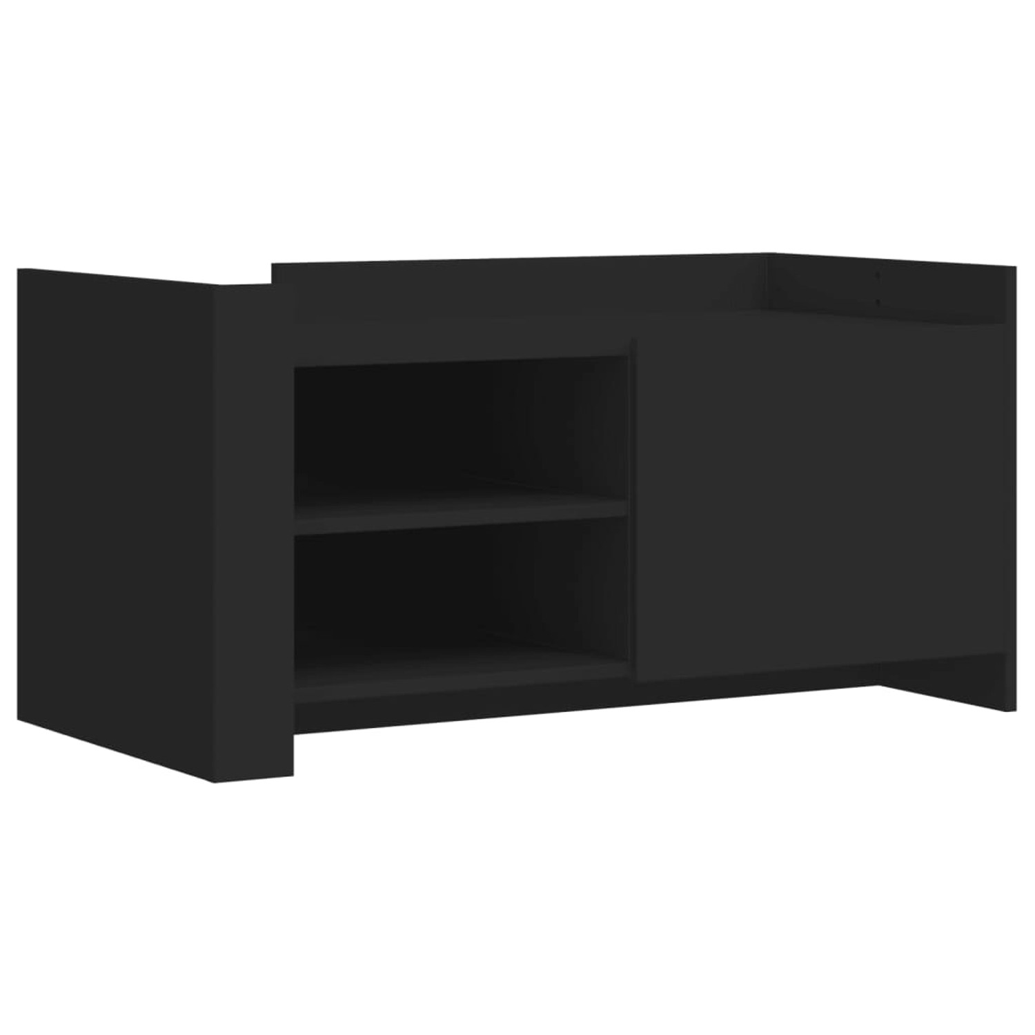 vidaXL Couchtisch Schwarz 100x50x50 cm Holzwerkstoff günstig online kaufen