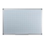 Relaxdays Whiteboard Planer Eisen Weiß Magnetisch Abwischbar Kariert 60 cm x 90 cm x 5 cm 2,1 kg