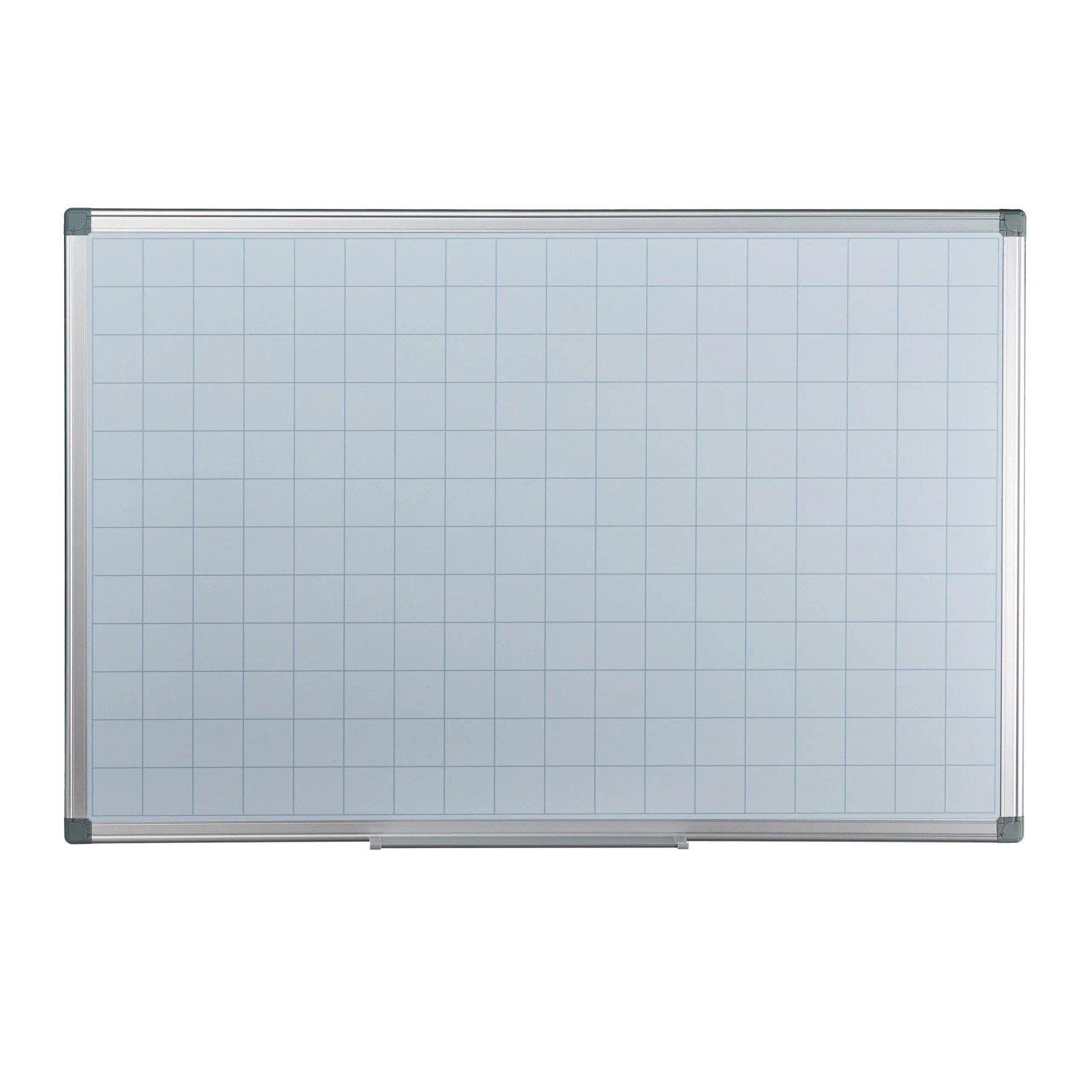Relaxdays Whiteboard Planer Eisen Weiß Magnetisch Abwischbar Kariert 60 cm x 90 cm x 5 cm 2,1 kg