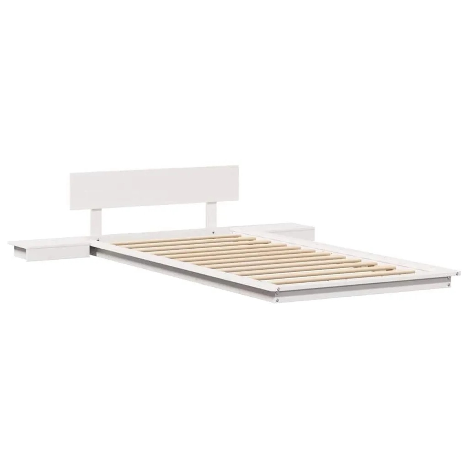 vidaXL Bettgestell Weiß 80 x 200 cm Holz 872420 günstig online kaufen