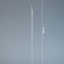 Moderne Fischer & Honsel LED-Stehleuchte Pool TW, Nickel, dimmbar, warmweiß bis tageslichtweiß einstellbar.
