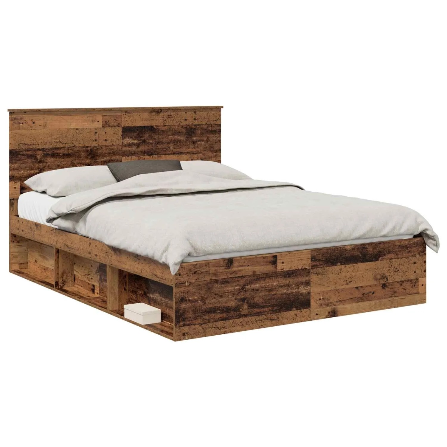 vidaXL Bettrahmen Altholz 150 x 200 cm Massives Kiefernholz 3410999