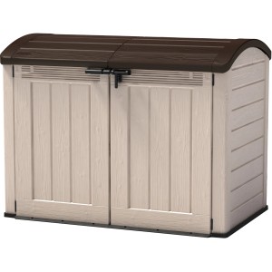 Keter Aufbewahrungsbox Store It Out Ultra, beige/braun, für Garten & Terrasse.