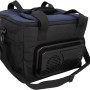 Cartrend Kühltasche, 30 l, blau/schwarz mit Tragegurt und Kühlaggregat.