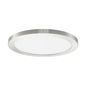 PRIOS LED Deckenleuchte Aureka 9917014 Modern in Alu aus Aluminium 1-flammig Wohnzimmerleuchte