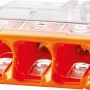 Wago Verbindungsklemme, 3-Leiter, für Kabel bis 2,5mm², 24A.