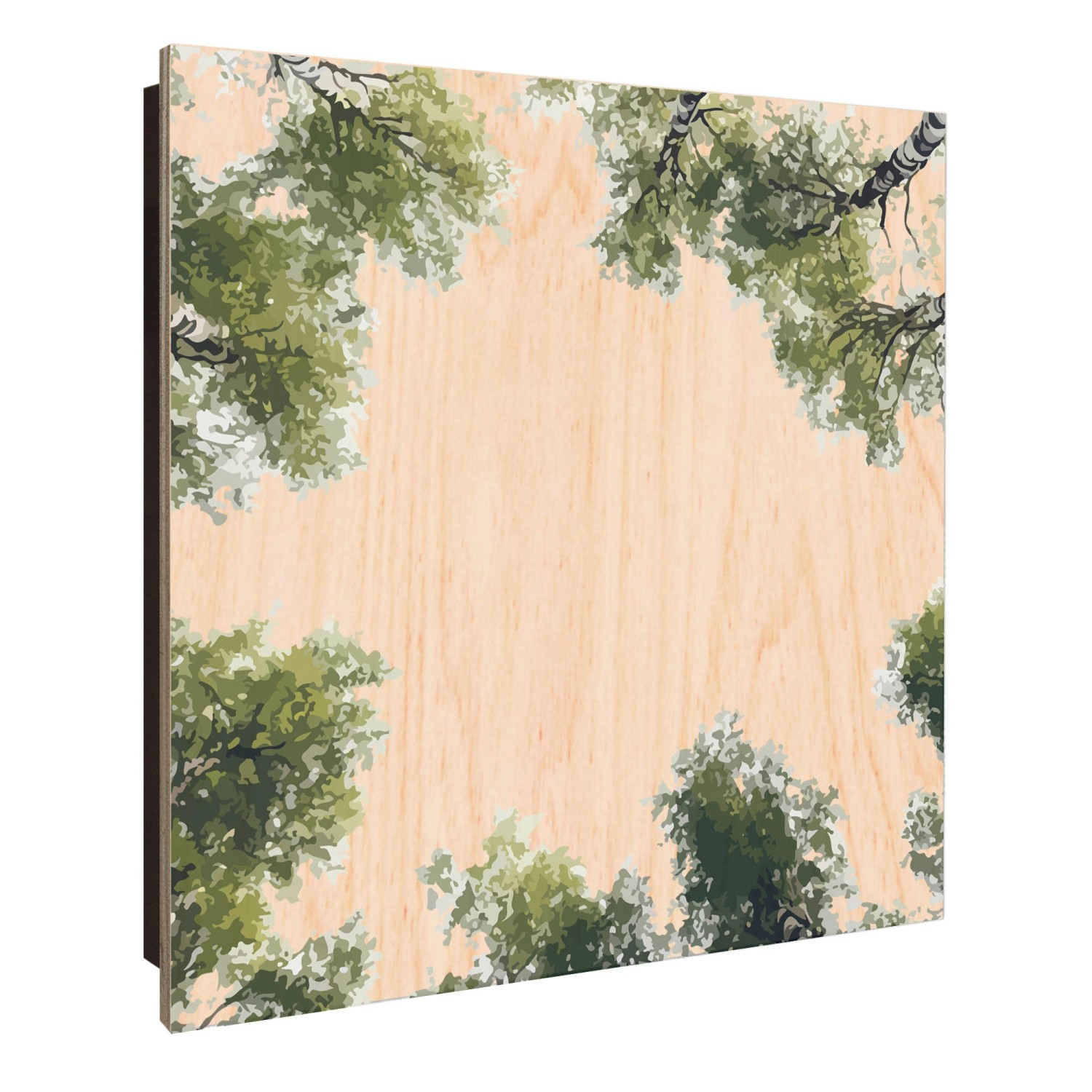 Banjado Schlüsselkasten Holz 30x30cm Schwarz Scharnier Rechts 50 Haken Desi günstig online kaufen
