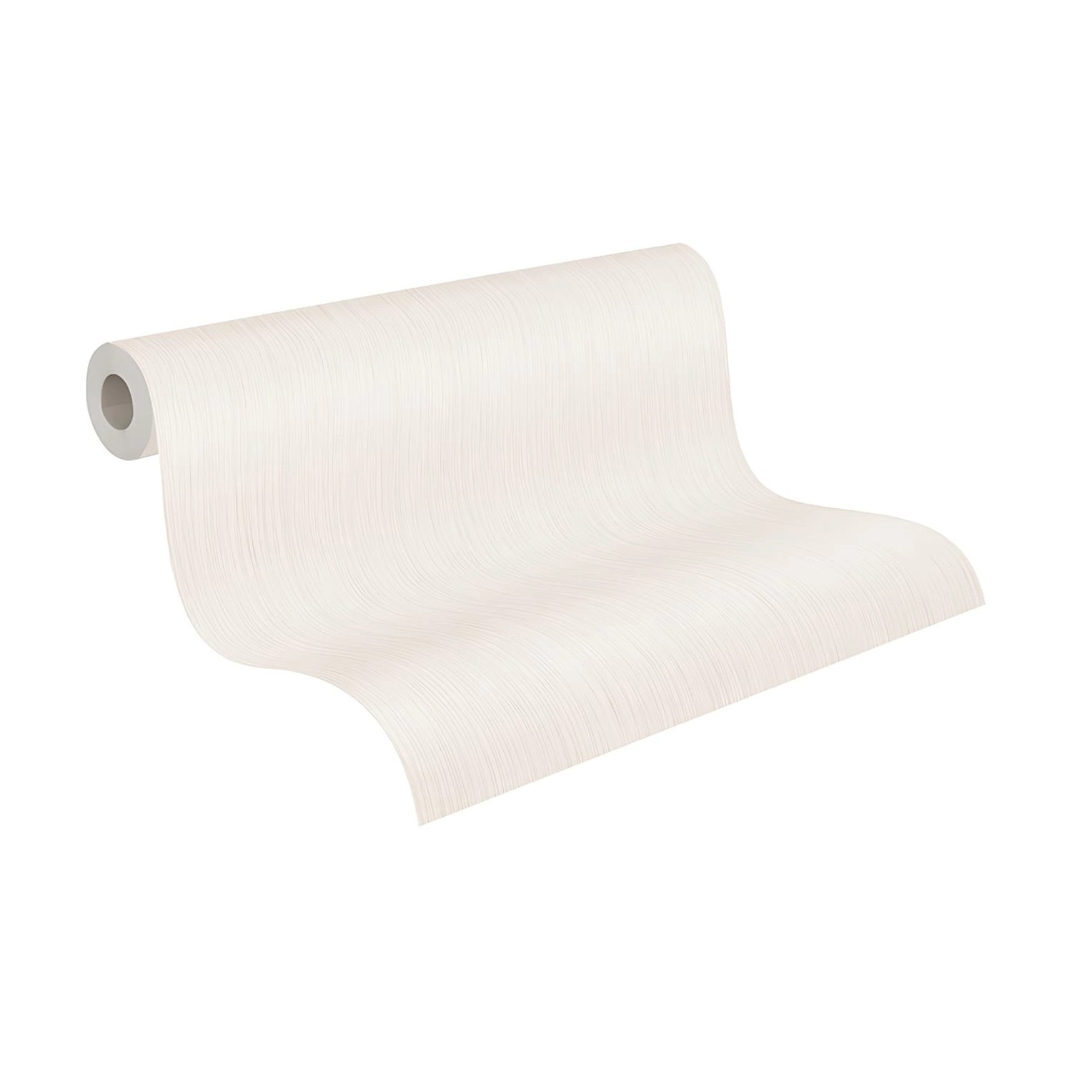 Rolle PROFHOME Vliestapete 378224-GU, Uni Matt Creme, leicht strukturiert.