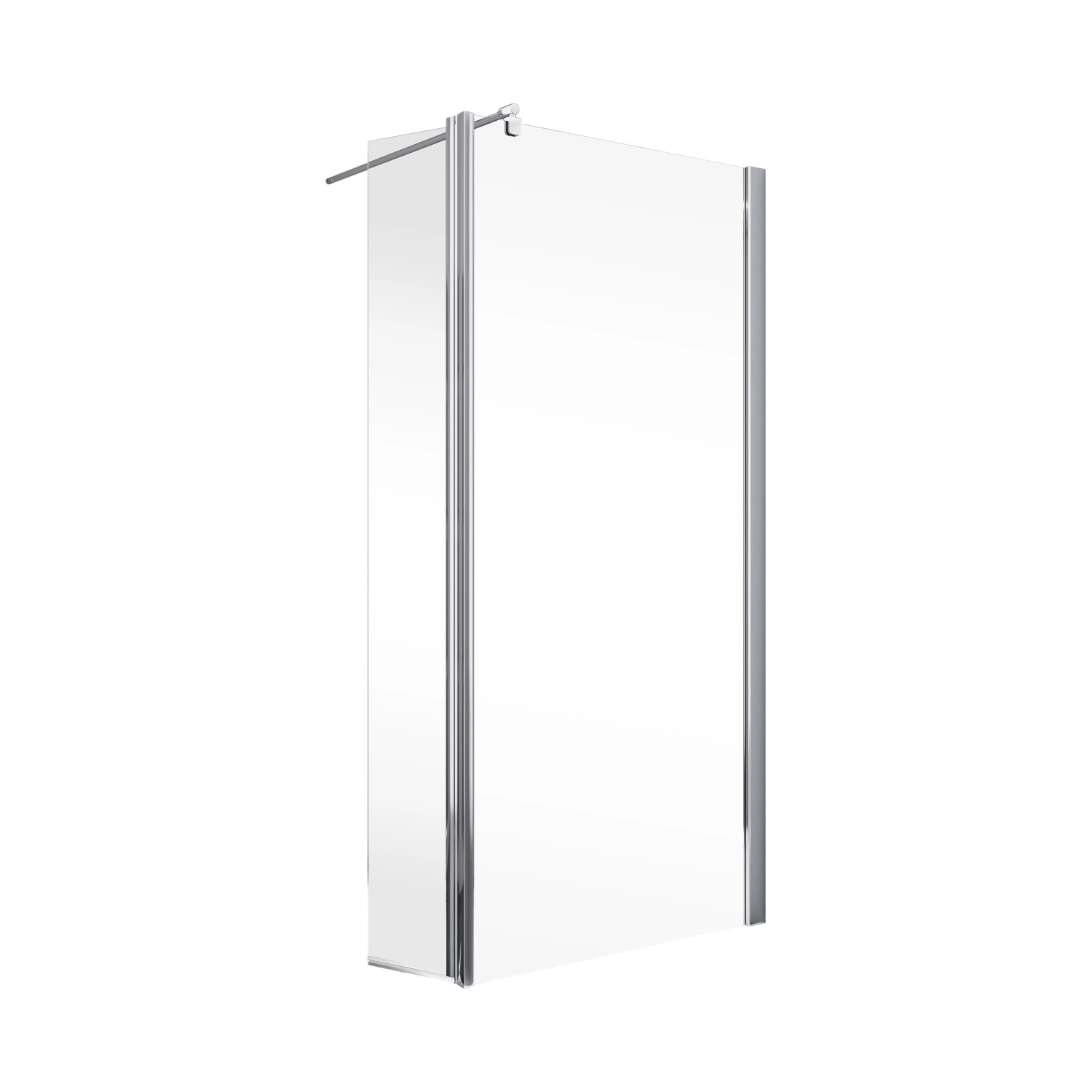 Schulte AlexaStyle Walk-In Duschwand mit beweglichem Element, 80x30x190 cm.