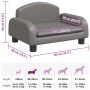 vidaXL Hundebett Grau 50x40x30 cm Kunstleder 171979_7