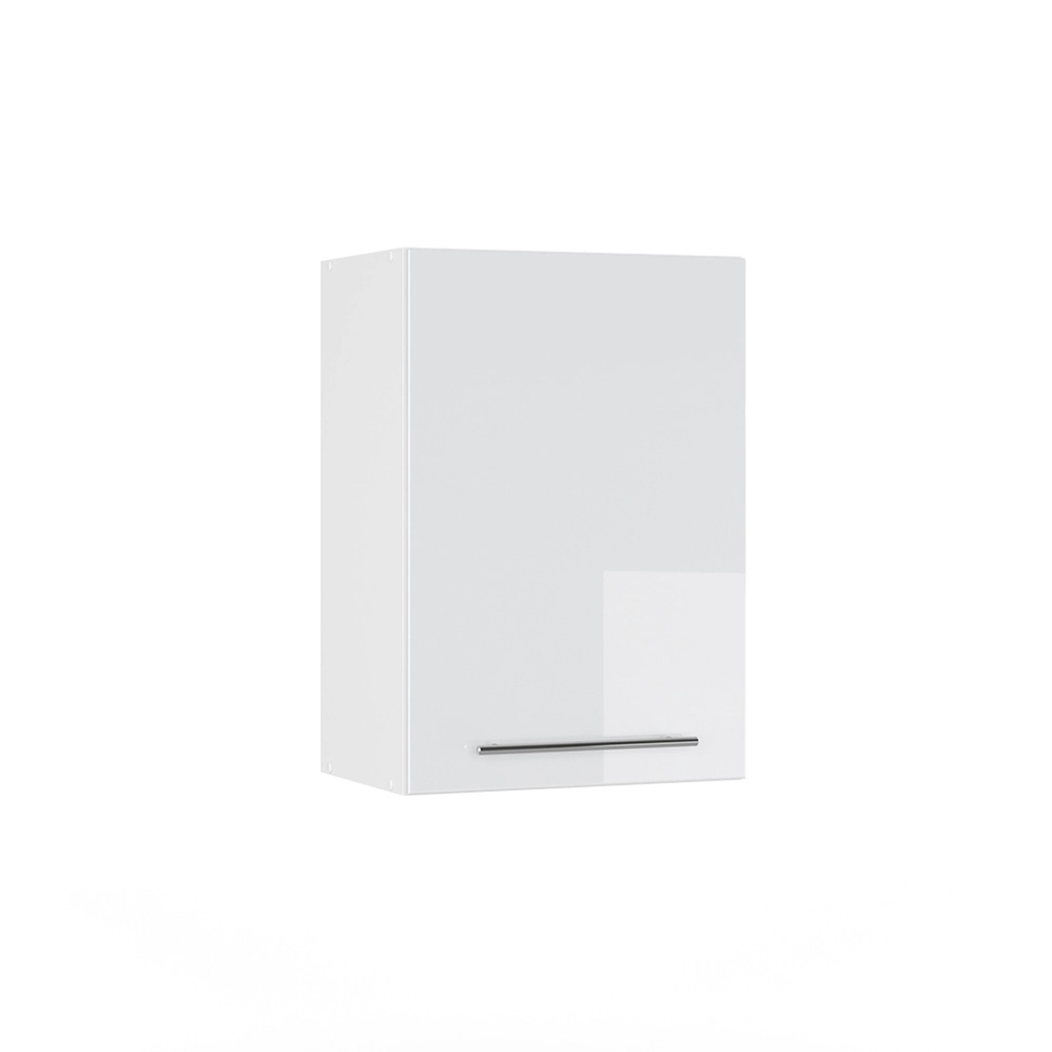 Vicco Hängeschrank Fame-Line Hängender Küchenschrank Weiß Hochglanz/Weiß 50 cm