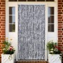 vidaXL Insektenschutz-Vorhang Silbern 90x200 cm Chenille 315139_2