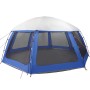 vidaXL Poolzelt mit Abnehmbarem Überzelt Netzwänden Azurblau 612x612cm 4100637