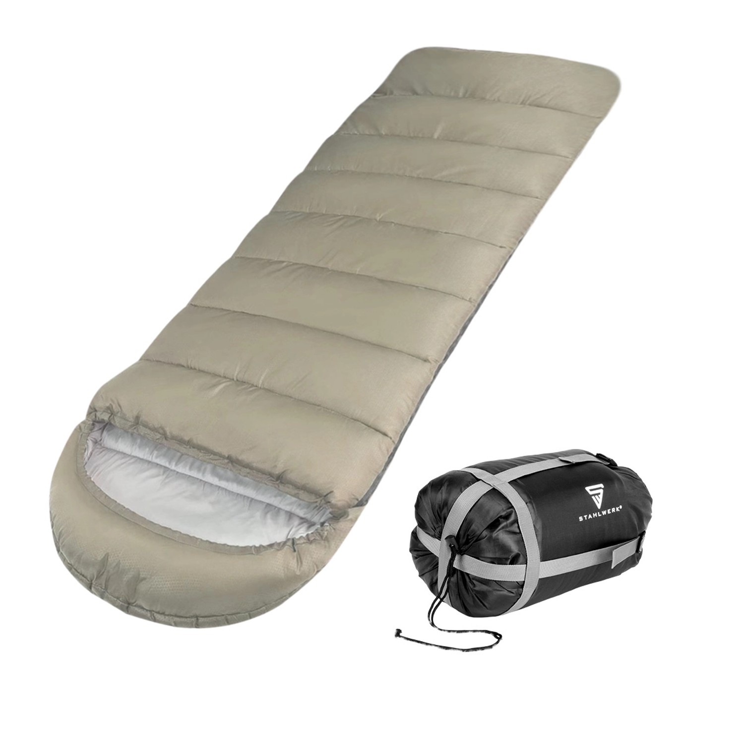 STAHLWERK Schlafsack SB 600 ST Outdoorschlafsack 5 Grad C Füllung 330G Pro günstig online kaufen