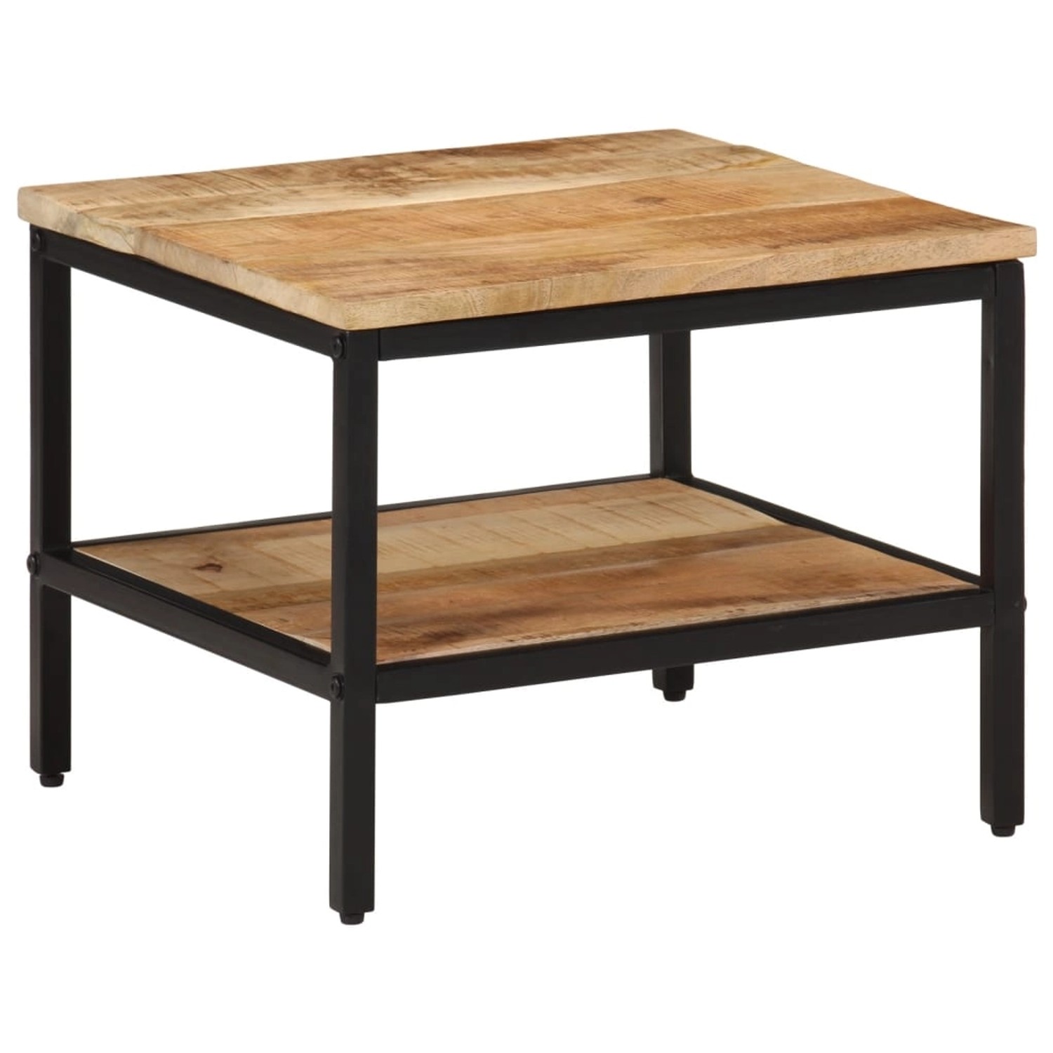 vidaXL Couchtisch 45x45x35 cm Raues Massivholz Mango 374067 günstig online kaufen