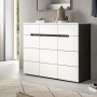 Inn.Furn Schuhkommode in Weiß und Grau 120 cm Cooper_6