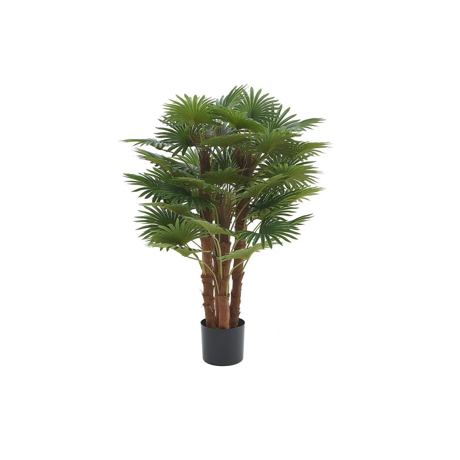 Vente-unique Kunstpflanze Rhapis Grün 65 cm