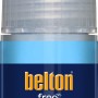Belton Free AQUAcolours Lackstift 9 ml, hellblaue Flasche mit dunkelblauem Etikett, für hochglänzendes Tiefschwarz.